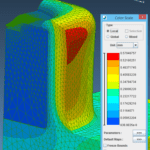 Pressure sensor - Displacement Field