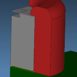 Pressure sensor - 3D geometry (CAD)