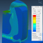 Pressure sensor - Von Mises Stress Field