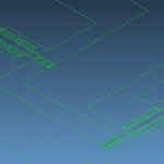 Strain gauge - 2D geometrical layout (CAD)