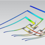 Strain gauge - Displacements on the Wheatstone Bridge